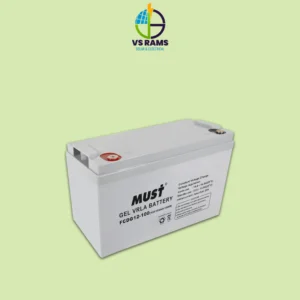 MUST 100AH GEL VRLA DEEP CYCLE BATTERY