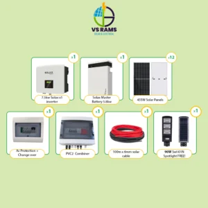 7.5KW SOLAX X1 5.8 PACK