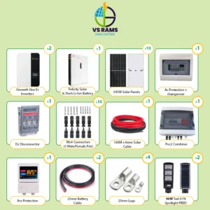 10KW GROWATT PACK 8.7