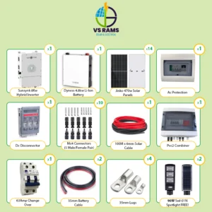 8KW SUNSYNK PRO PACK 4.8